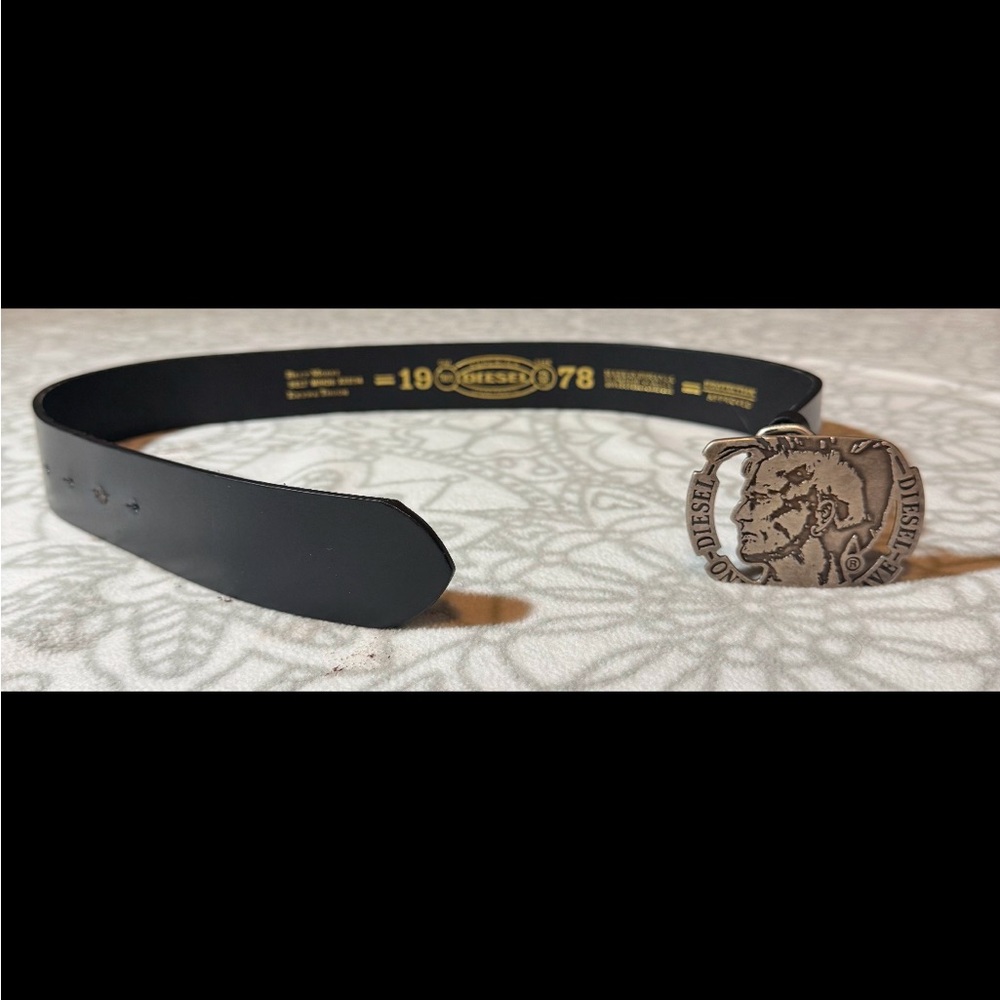 Kids Diesel belt color black and gray 30 inches